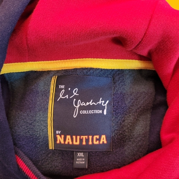 Nautica Hoodie Lil Yachty collaboration collection Navy Blue size 2XL BN… - Picture 4 of 4